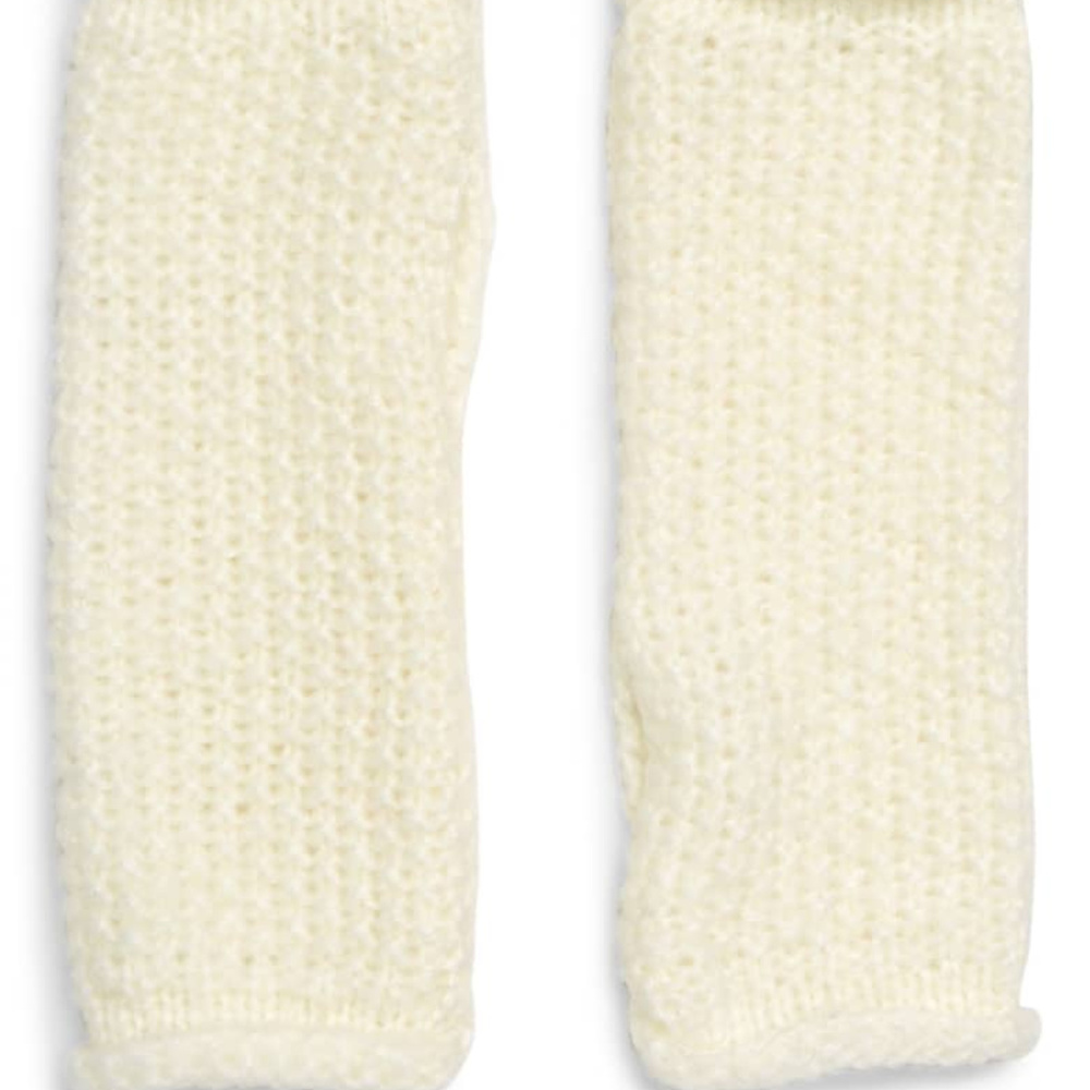 🆕️ REBECCA MINKOFF Simple Solid Wrist Warmers - Picture 3 of 5